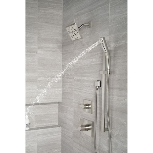 Main product image of H2OKinetic 3-Setting Slide Bar Hand Shower, 1.75 GPM (Lumicoat Stainless), 51799-SS-PR