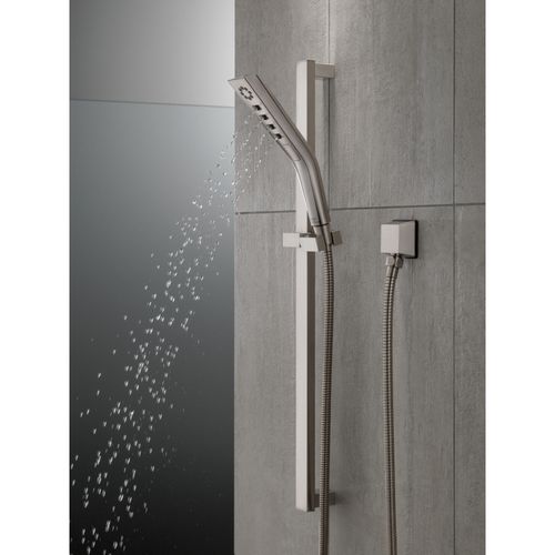 Main product image of H2OKinetic 3-Setting Slide Bar Hand Shower, 1.75 GPM (Lumicoat Stainless), 51799-SS-PR