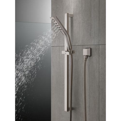 Main product image of H2OKinetic 3-Setting Slide Bar Hand Shower, 1.75 GPM (Lumicoat Stainless), 51799-SS-PR
