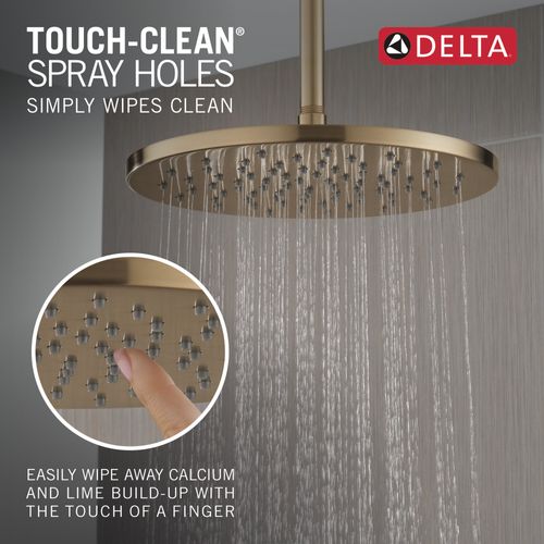 Main product image of Single-Setting Metal Raincan Shower Head, 1.75 GPM (Lumicoat Champagne Bronze), 52158-CZ-PR