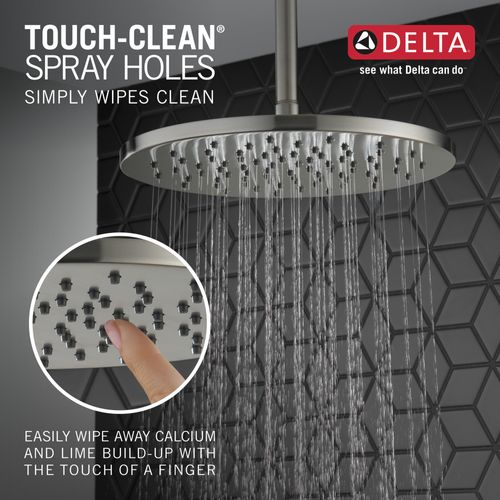 Main product image of 52158-SS-PR Single-Setting Metal Raincan Shower Head (Lumicoat Stainless)