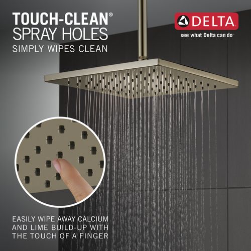 Main product image of Single-Setting Metal Raincan Shower Head, 1.75 GPM (Lumicoat Polished Nickel), 52159-PN-PR