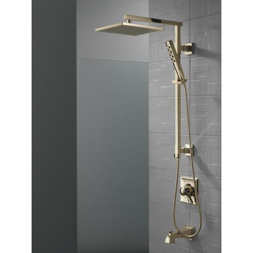 Main product image of Single-Setting Metal Raincan Shower Head, 1.75 GPM (Lumicoat Polished Nickel), 52159-PN-PR