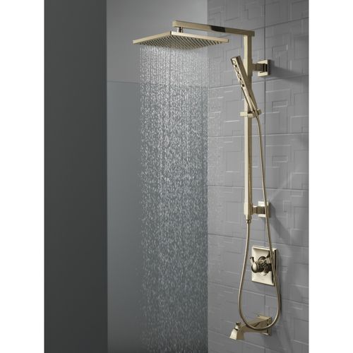 Main product image of Single-Setting Metal Raincan Shower Head, 1.75 GPM (Lumicoat Polished Nickel), 52159-PN-PR