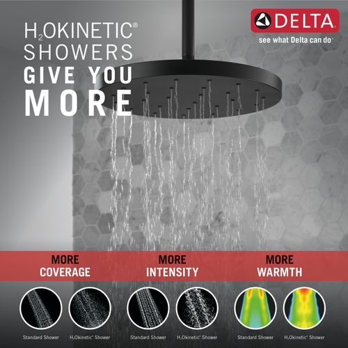 Main product image of 52160-BL H2Okinetic Single Setting Shower Head w/ UltraSoak (Matte Black)