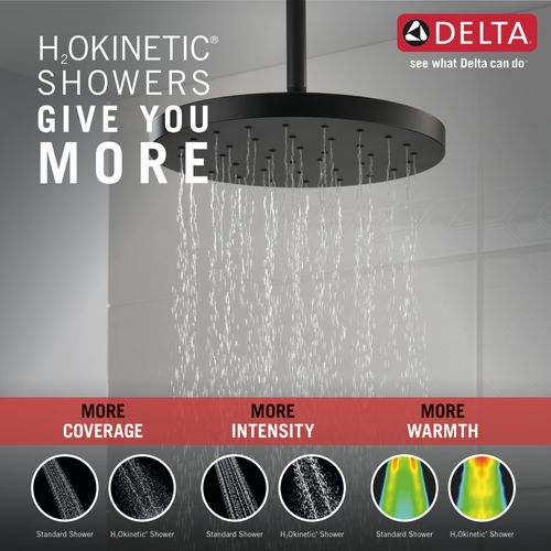 Main product image of 52160-BL25 H2Okinetic Single Setting Shower Head w/ UltraSoak (Matte Black)