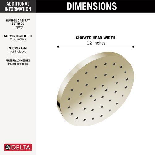 Main product image of H2Okinetic Single-Setting Shower Head with Ultrasoak , 2.5 GPM (Lumicoat Polished Nickel), 52160-PN-PR25
