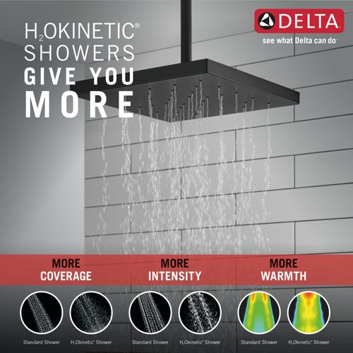 Main product image of 52161-BL25 H2Okinetic Single Setting Shower Head w/ UltraSoak (Matte Black)