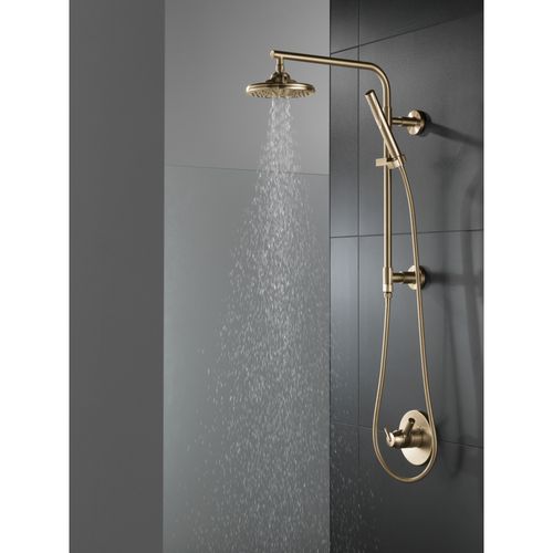 Main product image of H2Okinetic 3-Setting Raincan Shower Head, 1.75 GPM (Lumicoat Champagne Bronze), 52688-CZ-PR