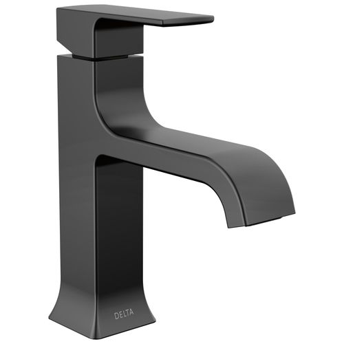 Main product image of Curved Velum Single Handle Bathroom Faucet, 539-BLMPU-DST (Matte Black)