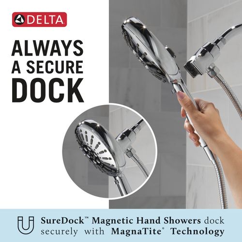 Main product image of 7-Setting SureDock Magnetic Hand Shower, 1.75 GPM (Lumicoat Chrome), 54910-PR-PK