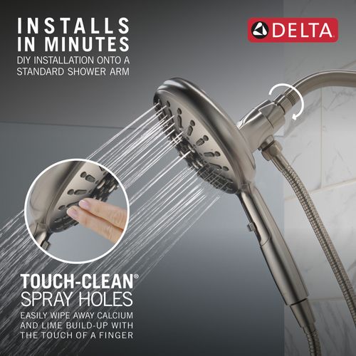 Main product image of 7-Setting SureDock Magnetic Hand Shower, 1.75 GPM (Lumicoat Stainless), 54910-SS-PR-PK