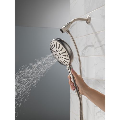 Main product image of 7-Setting SureDock Magnetic Hand Shower, 1.75 GPM (Lumicoat Stainless), 54910-SS-PR-PK