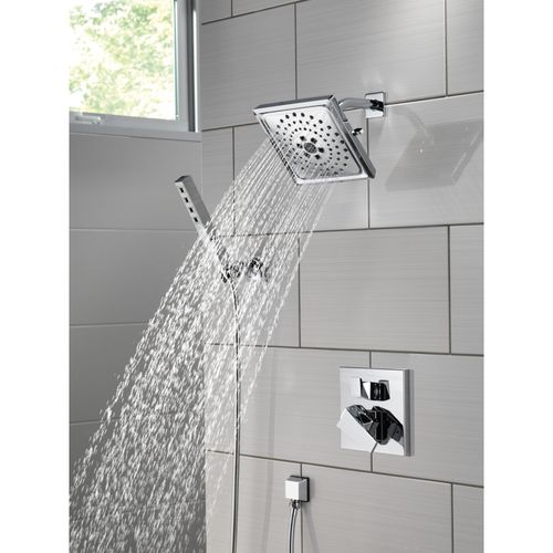 Main product image of H2OKinetic Single-Setting Adjustable Wall Mount Hand Shower, 1.75 GPM (Lumicoat Chrome), 55567-PR