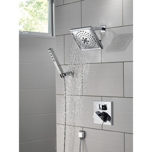 Main product image of H2OKinetic Single-Setting Adjustable Wall Mount Hand Shower, 1.75 GPM (Lumicoat Chrome), 55567-PR