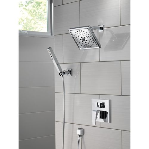 Main product image of H2OKinetic Single-Setting Adjustable Wall Mount Hand Shower, 1.75 GPM (Lumicoat Chrome), 55567-PR