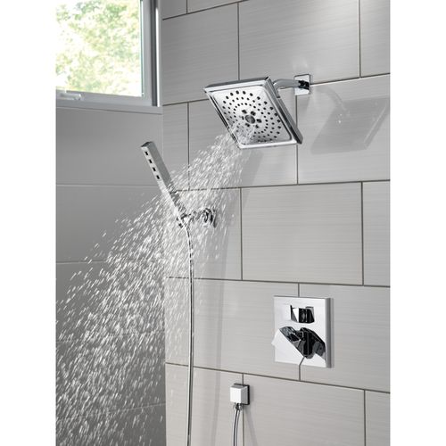 Main product image of H2OKinetic Single-Setting Adjustable Wall Mount Hand Shower, 1.75 GPM (Lumicoat Chrome), 55567-PR