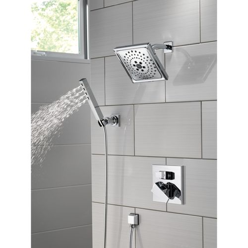 Main product image of H2OKinetic Single-Setting Adjustable Wall Mount Hand Shower, 1.75 GPM (Lumicoat Chrome), 55567-PR