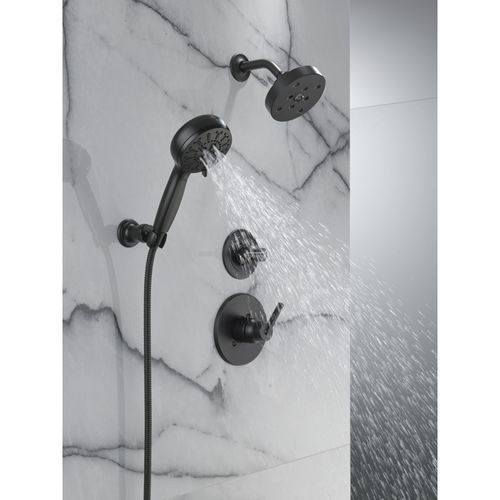 Main product image of 7-Setting Wall Mount Hand Shower with Cleaning Spray, 1.75 GPM (Matte Black), 55884-BL