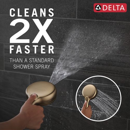 Main product image of 7-Setting Wall Mount Hand Shower with Cleaning Spray, 1.75 GPM (Lumicoat Champagne Bronze), 55884-CZ-PR