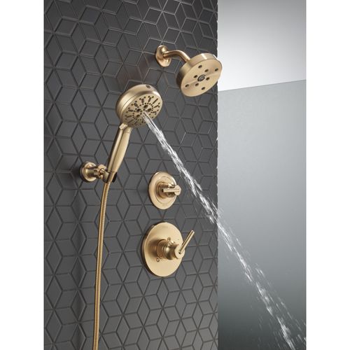 Main product image of 7-Setting Wall Mount Hand Shower with Cleaning Spray, 1.75 GPM (Lumicoat Champagne Bronze), 55884-CZ-PR