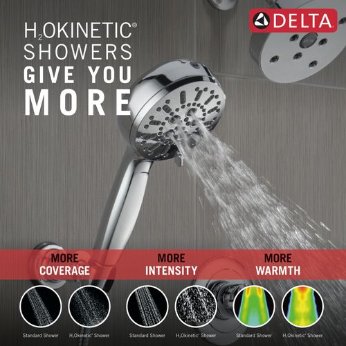 Main product image of 7-Setting Wall Mount Hand Shower with Cleaning Spray, 1.75 GPM (Lumicoat Chrome), 55884-PR