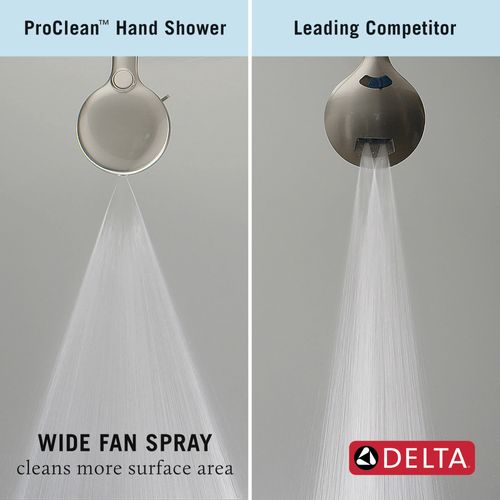 Main product image of 7-Setting Wall Mount Hand Shower with Cleaning Spray, 1.75 GPM (Lumicoat Stainless), 55884-SS-PR