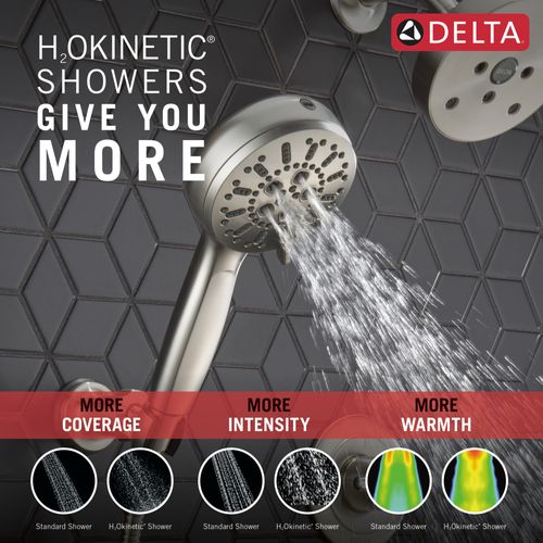 Main product image of 7-Setting Wall Mount Hand Shower with Cleaning Spray, 1.75 GPM (Lumicoat Stainless), 55884-SS-PR
