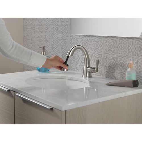Main product image of Stryke Single Handle Pull Down Bathroom Faucet, 1.2 GPM (Lumicoat Stainless), 577-SSPD-PR-DST