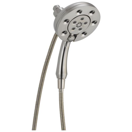 Main product image of H2OKinetic In2ition 4-Setting 2-in-1 Shower, 2.50 GPM (Lumicoat Stainless), 58472-SS-PR