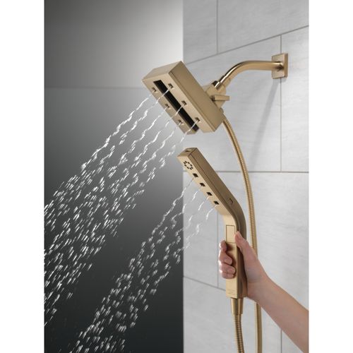 Main product image of H2Okinetic In2ition 4-Setting 2-in-1 Shower, 2.5 GPM (Lumicoat Champagne Bronze), 58473-CZ-PR25