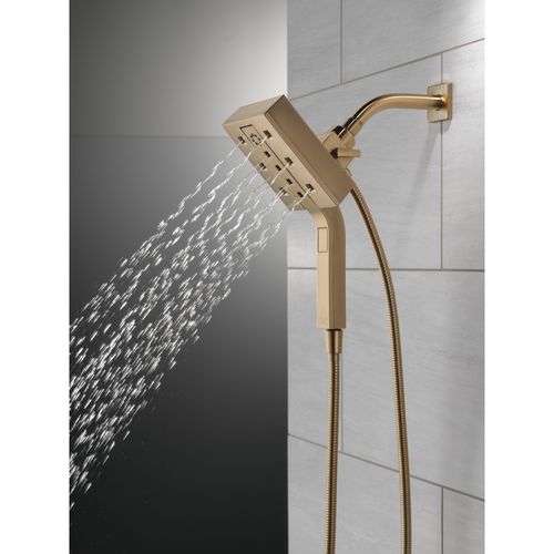 Main product image of H2Okinetic In2ition 4-Setting 2-in-1 Shower, 2.5 GPM (Lumicoat Champagne Bronze), 58473-CZ-PR25
