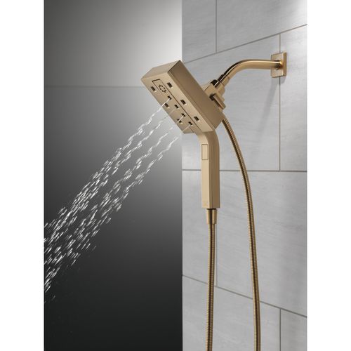 Main product image of H2Okinetic In2ition 4-Setting 2-in-1 Shower, 2.5 GPM (Lumicoat Champagne Bronze), 58473-CZ-PR25