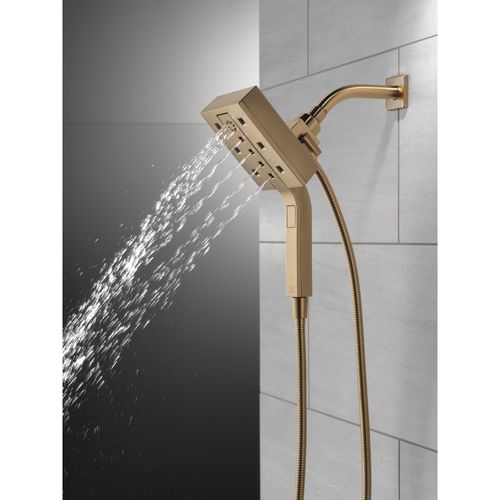 Main product image of H2Okinetic In2ition 4-Setting 2-in-1 Shower, 2.5 GPM (Lumicoat Champagne Bronze), 58473-CZ-PR25