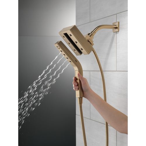 Main product image of H2Okinetic In2ition 4-Setting 2-in-1 Shower, 2.5 GPM (Lumicoat Champagne Bronze), 58473-CZ-PR25