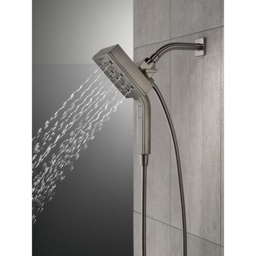 Main product image of H2Okinetic In2ition 4-Setting 2-in-1 Shower, 1.75 GPM (Lumicoat Black Stainless), 58473-KS-PR
