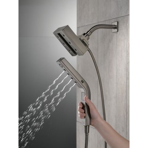 Main product image of H2Okinetic In2ition 4-Setting 2-in-1 Shower, 1.75 GPM (Lumicoat Black Stainless), 58473-KS-PR