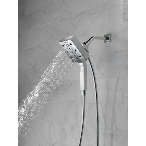 Main product image of H2OKinetic In2ition 4-Setting 2-in-1 Shower, 2.5 GPM (Lumicoat Chrome), 58473-PR25