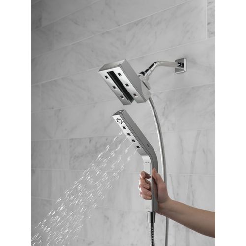 Main product image of H2OKinetic In2ition 4-Setting 2-in-1 Shower, 2.5 GPM (Lumicoat Chrome), 58473-PR25