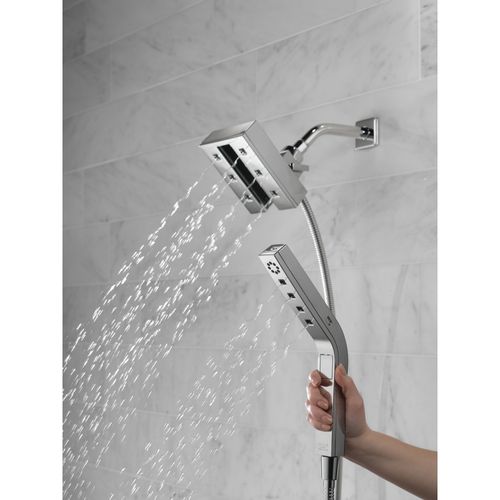 Main product image of H2OKinetic In2ition 4-Setting 2-in-1 Shower, 2.5 GPM (Lumicoat Chrome), 58473-PR25