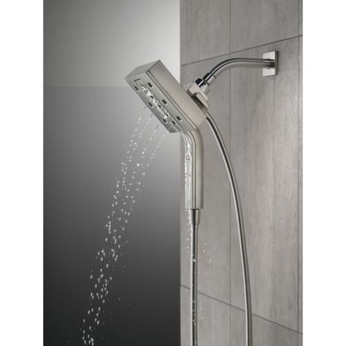 Main product image of H2OKinetic In2ition 4-Setting Two-in-One Shower (Lumicoat Stainless), 58473-SS-PR