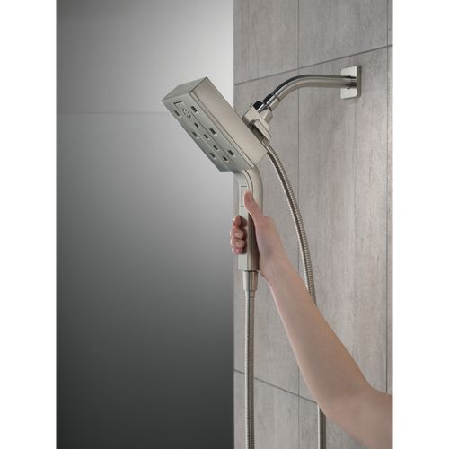Main product image of H2OKinetic In2ition 4-Setting Two-in-One Shower (Lumicoat Stainless), 58473-SS-PR