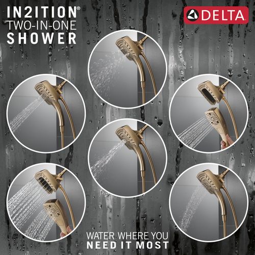 Main product image of H2Okinetic In2ition 5-Setting 2-in-1 Shower, 1.75 GPM (Lumicoat Champagne Bronze), 58474-CZ-PR