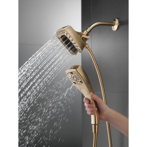 Main product image of H2Okinetic In2ition 5-Setting 2-in-1 Shower, 2.5 GPM (Lumicoat Champagne Bronze), 58474-CZ-PR25