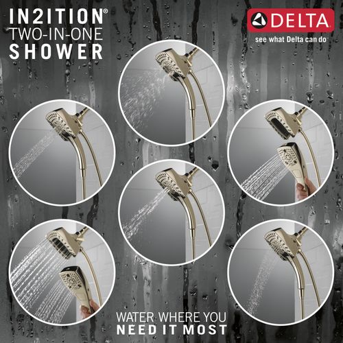 Main product image of H2OKinetic In2ition 5-Setting 2-in-1 Shower, 2.5 GPM (Lumicoat Polished Nickel), 58474-PN-PR25