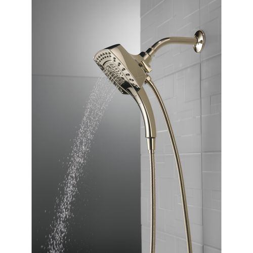 Main product image of H2OKinetic In2ition 5-Setting 2-in-1 Shower, 2.5 GPM (Lumicoat Polished Nickel), 58474-PN-PR25