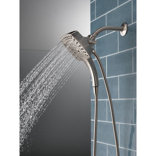 Main product image of H2OKinetic In2ition 5-Setting 2-in-1 Shower, 1.75 GPM (Lumicoat Stainless), 58474-SS-PR