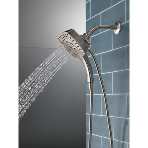 Main product image of H2OKinetic In2ition 5-Setting 2-in-1 Shower, 1.75 GPM (Lumicoat Stainless), 58474-SS-PR