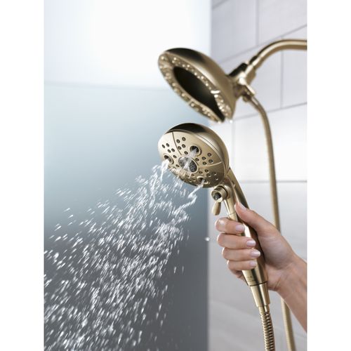 Main product image of H2Okinetic In2ition 5-Setting 2-in-1 Shower, 2.5 GPM (Lumicoat Champagne Bronze), 58480-CZ-PR25-PK