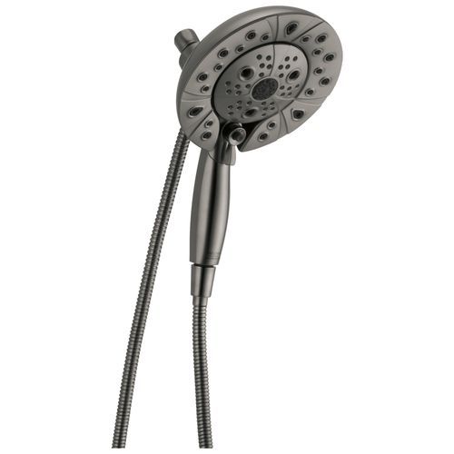 Main product image of H2Okinetic In2ition 5-Setting 2-in-1 Shower, 2.5 GPM (Lumicoat Black Stainless), 58480-KS-PR25-PK